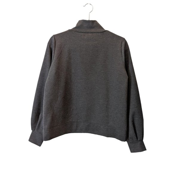 Kaffe Grey Mock Neck Sweater - Picture 2 of 4